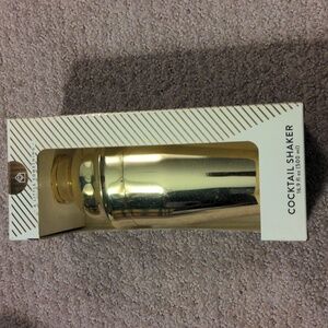 Gold Cocktail Shaker NIB